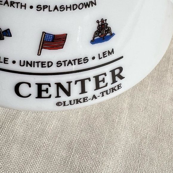 VTG Kennedy Space Center Luke a Tuke Souvenir Unique Coffee Mug Cup No Slip NASA - Picture 4 of 7
